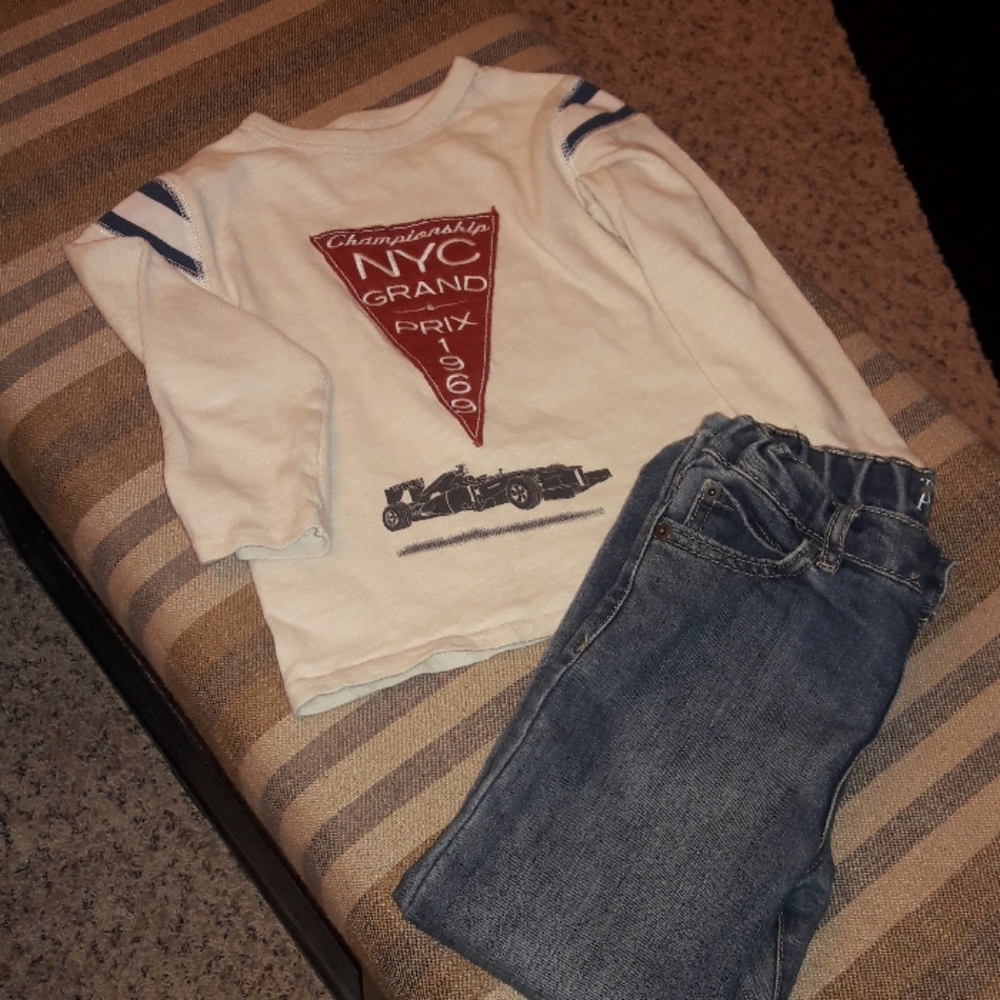 Gap Shirt w/ The Childrens Palace Skinny Jeans - Get the set!